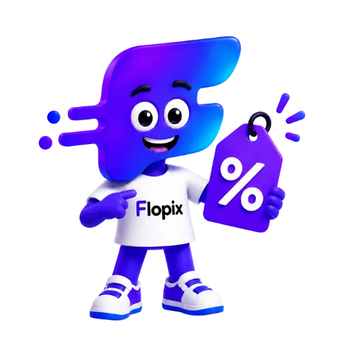 The Flopix mascot